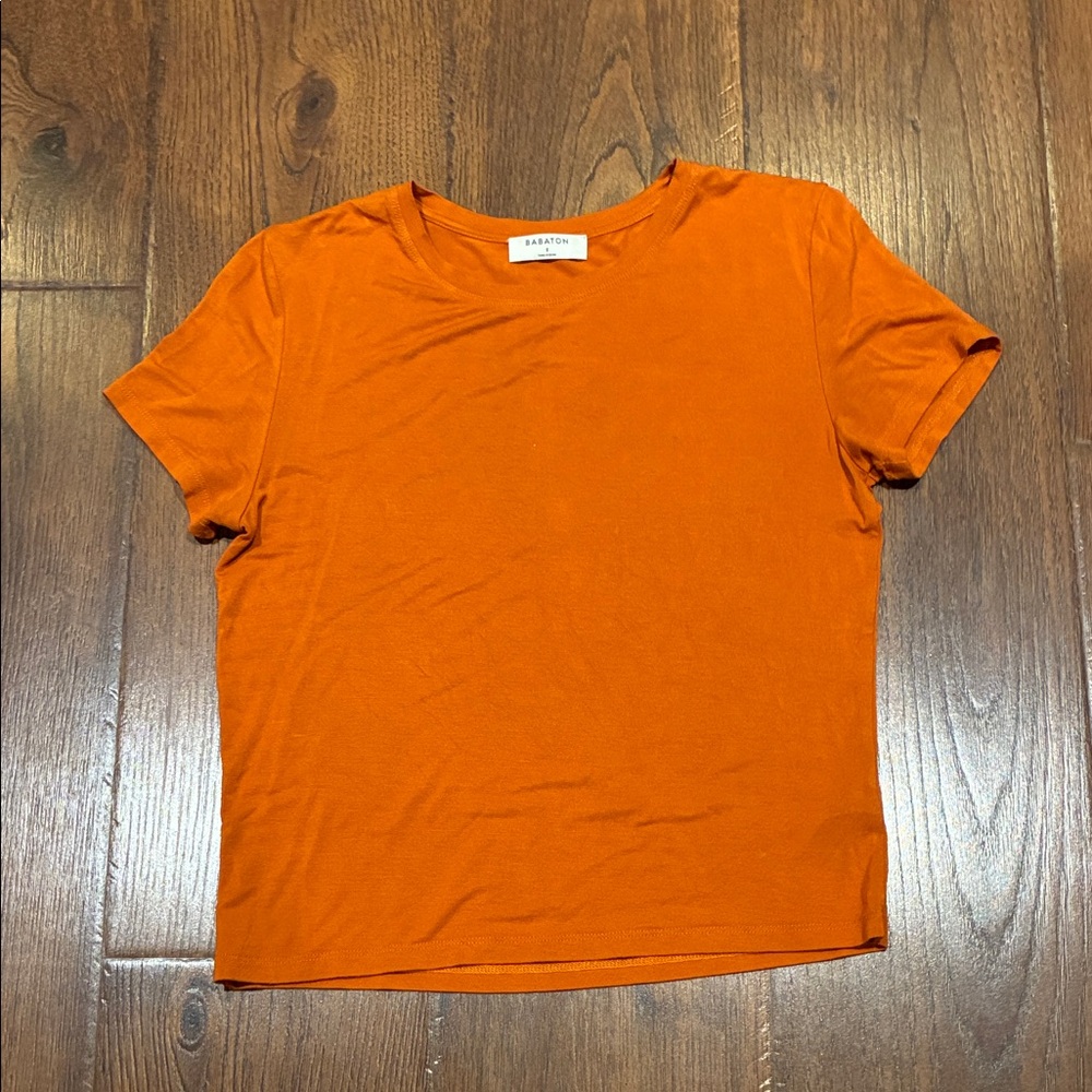 Vibrant Orange Short Sleeve Tee